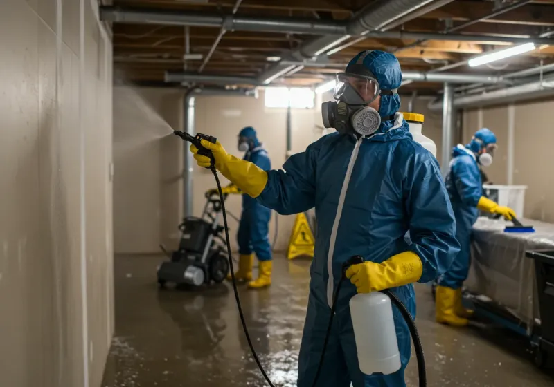 Basement Sanitization and Antimicrobial Treatment process in Waimalu, HI